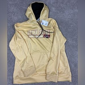 Champion Iowa State Cyclones Hoodie XL Gold Fleece Pullover Sweatshirt NWT